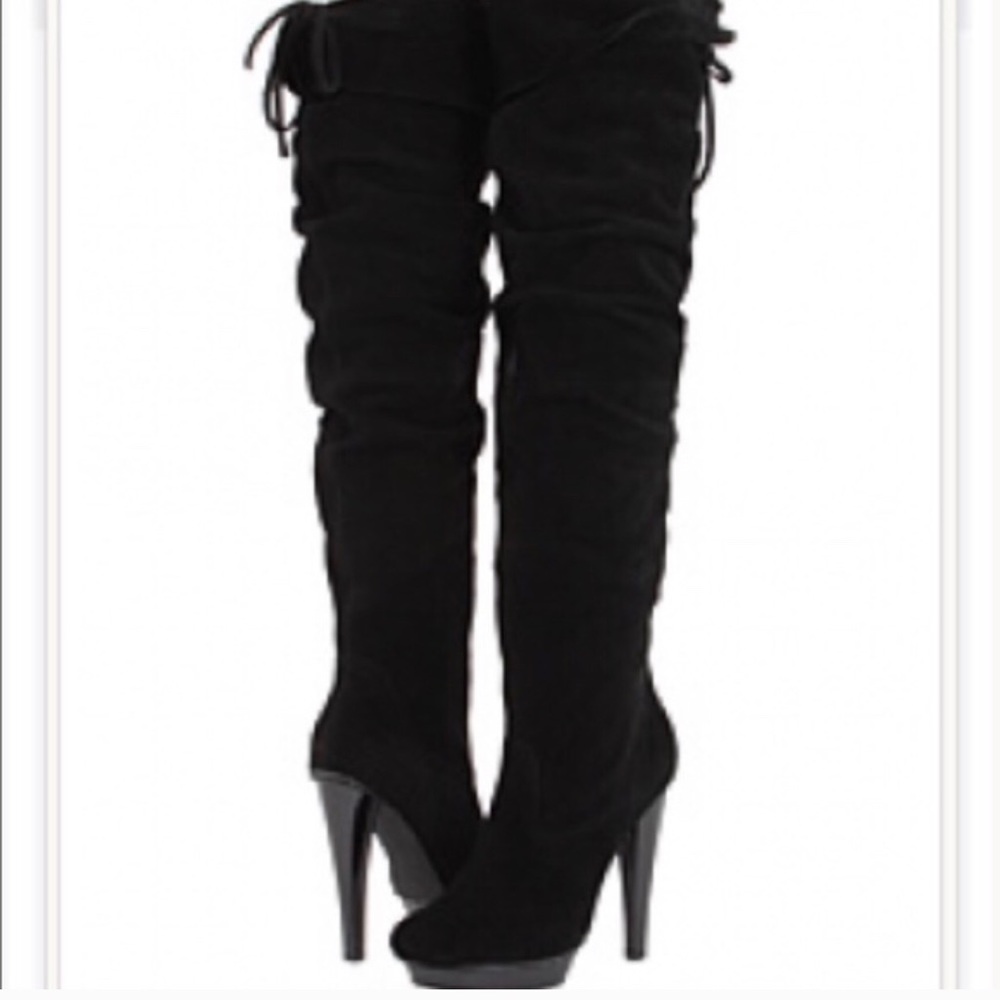 Steve Madden xenonn over the knee suede boots